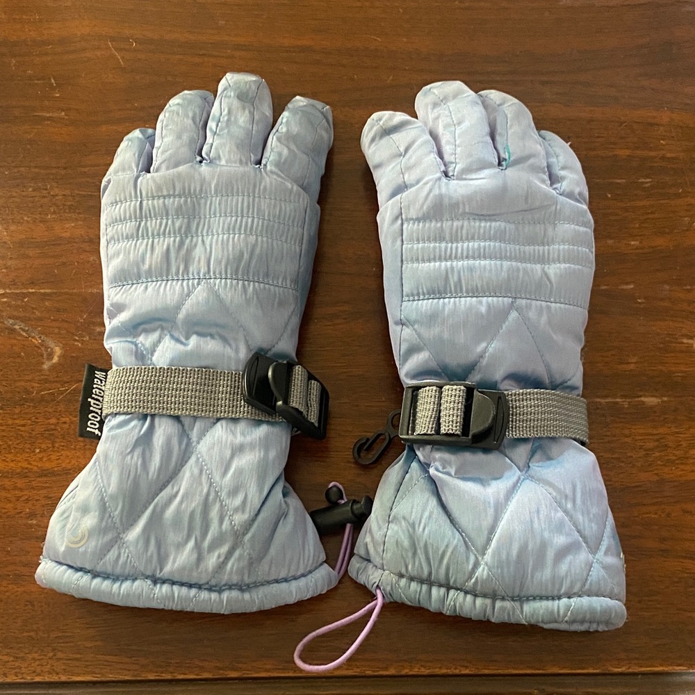 Champion Quilted Gloves in Blue